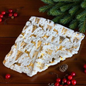 COJIN NAVIDEÑO GAMUZADO (PAQUETE X 10 UNIDADES)