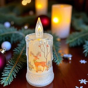 VELA PLASTICA NAVIDAD 8CM 2030