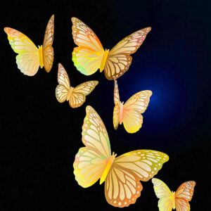 MARIPOSA METLIZADA W-1  (PAQUETE X  12)