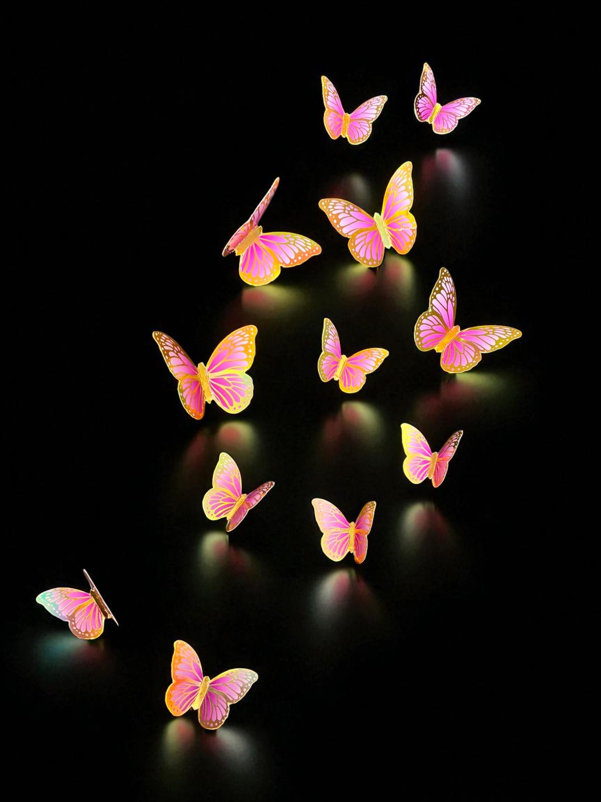 MARIPOSA METLIZADA W-11 (PAQUETE X  12)