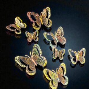 MARIPOSA METLIZADA T41 (PAQUETE X  12)