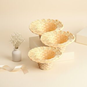 CANASTA TEJIDA SET X 3  26C15