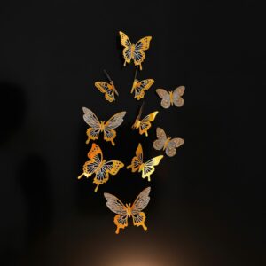 MARIPOSA METLIZADA T-3 (PAQUETE X  12)