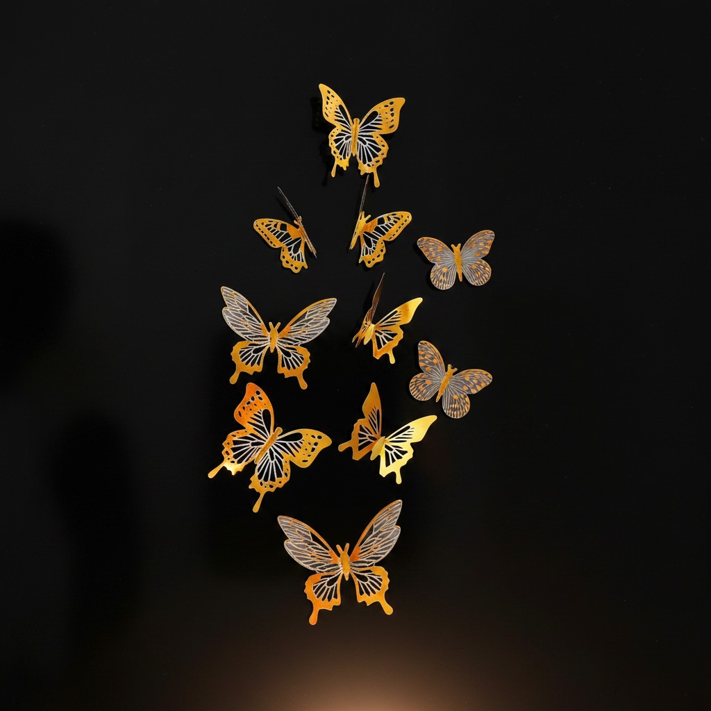 MARIPOSA METLIZADA T-3 (PAQUETE X  12) - Imagen 1