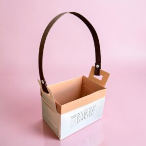 CAJA PARA FLORES CON MANIJA SOBLE FAS